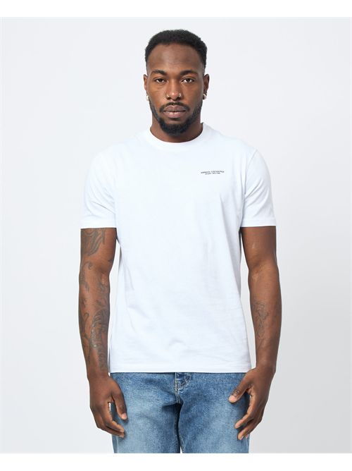 T-shirt en jersey de coton coupe régulière Armani Exchange ARMANI EXCHANGE | 8NZT91-Z8H4Z1100